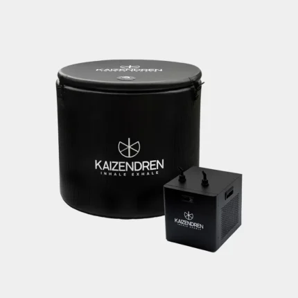 Ice Bath And Ice Chiller, Portable, With Thermo Lid And Cover, 400 L, Black, Kaizendren Ice Pro