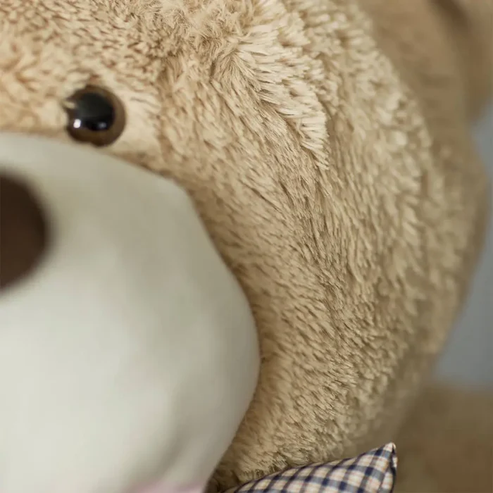 Big Plush Teddy Bear, Soft Toy, 200 Cm, 78 Inches, 6.6 Feet, Light Brown, Bobo - Image 5